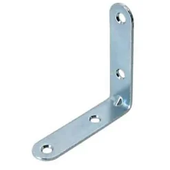 4 Equerres de chaise Acier Zingué l.15 x H.30 x P.30mm^Diall Clearance