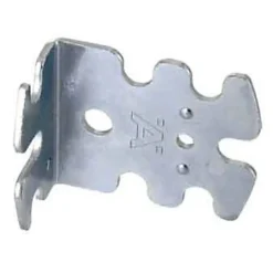 2 Equerres spéciale Acier zingué L.42 x H.25 x EP.50mm^Diall