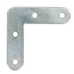 4 Equerres spéciale Acier zingué L.10 x H.50 x EP.50mm-Diall Outlet