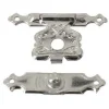 2 fermoirs coffrets Acier nickelé L. 18 mm x H. 28 mm-Diall Sale