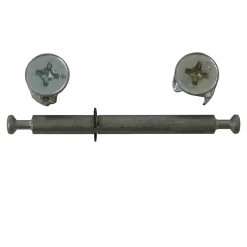 2 ferrures d'assemblage + Goujon ø15 x H. 12,5 mm-Diall New