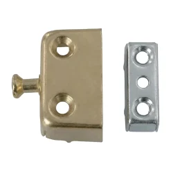 4 Ferrures d'assemblage 41 x 23 x 15 Acier laitonné^Diall Discount