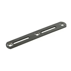 4 Ferrures de lit Acier zingué 90 x 18 mm-Diall