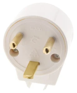 5 fiches mâles 20A coudées 2P+T^Zenitech Best