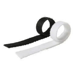12 fixtaions de câbles auto-aggrippantes 15 x 210 mm blanc et noir^Diall