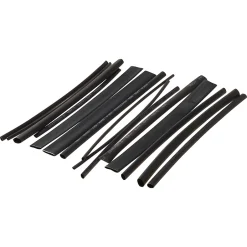15 gaines thermorétractable noires ø8/ø6/ø4/ø3/ø2 mm^Diall Best