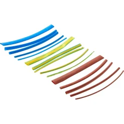 15 gaines thermorétractable colorées ø8/ø6/ø4/ø3/ø2 mm^Diall New