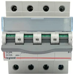 406481 Interrupteur Sectionneur Tétrapolaire 4p 400v - 63a - 4 Modules - Bornes à Vis Dx3-is^Legrand Outlet