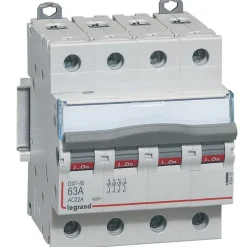 406481 Interrupteur Sectionneur Tétrapolaire 4p 400v - 63a - 4 Modules - Bornes à Vis Dx3-is^Legrand Outlet