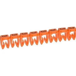 038103 - Boite De 1000 Repères Cab 3 Pour Fils 0,15mm² à 0,5mm² - Marquage Chiffre 3 Orange-Legrand Sale