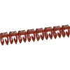 038212 - Boite De 1200 Repères Cab 3 Pour Fils 0,5mm² à 1,5mm² - Marquage Chiffre 2 Rouge-Legrand
