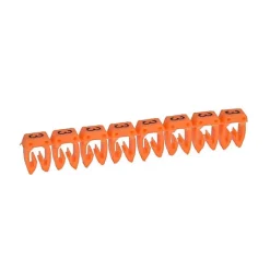 038213 - Boite De 1200 Repères Cab 3 Pour Fils 0,5mm² à 1,5mm² - Marquage Chiffre 3 Orange-Legrand Online