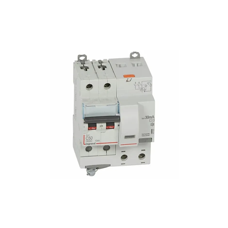 411163 Disjoncteur Différentiel 50a Type Ac 30ma Dx36000 10ka 2p^Legrand Online