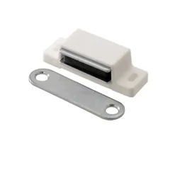 2 loqueteaux Blanc 4kg à encastrer entraxe 26^Diall Sale