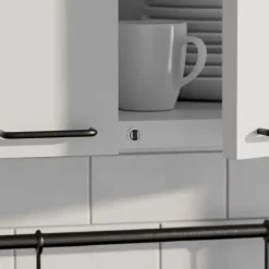 2 loqueteaux cylindre Blanc 4 kg à encastrer-Diall Hot