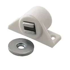 2 loqueteaux ronds Blanc 6 kg Entraxe 25^Diall New