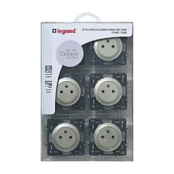6 mécanismes 2 P+T Céliane titane^Legrand Online