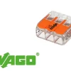 30 mini connecteur 3 entrées pour fil souple ou rigide-Wago Best