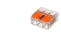 30 mini connecteur 3 entrées pour fil souple ou rigide-Wago Best