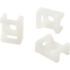 25 mini embase à visser pour cavaliers de serrage de 9 mm transparent^Diall Hot