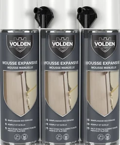 3 mousses expansives en lot 500ML^Volden Outlet
