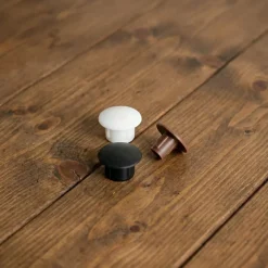 16 obturateurs / cache-trous Plastique Blanc ø10 mm^Diall New