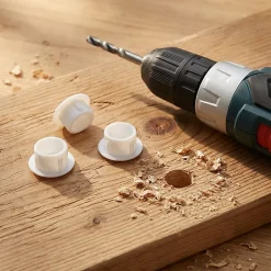 8 obturateurs / cache-trous Plastique Blanc ø8 mm^Diall Clearance