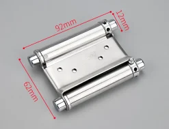 1 paire de charnières de porte battante à double action réglables en acier inoxydable pour comptoir de salon de café^Deko New