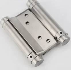 1 paire de charnières de porte battante à double action réglables en acier inoxydable pour comptoir de salon de café^Deko New