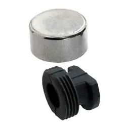 4 pattes à glace Laiton chromé ø18 mm x EP. 6 mm^Diall Hot