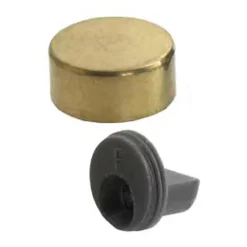 4 pattes à glace Laiton poli ø18 mm x EP. 6 mm^Diall Hot