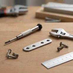 4 Pattes d'assemblage Inox L.80 x H.15 x EP.2mm^Diall Outlet