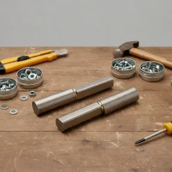 2 paumelles à souder acier Diall 100 mm-QCL New