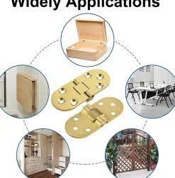 4 PCS charnière de table, Flip Charnière en laiton massif à rabat, pour tiroir, table, bureau, machine à coudre-Deko New