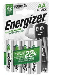 4 Piles AA LR6 rechargeables accu Power Plus^Energizer New