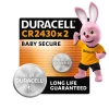 2 piles bouton CR 2430 - - 3V^Duracell Outlet