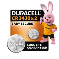 2 piles bouton CR 2430 - - 3V^Duracell Outlet
