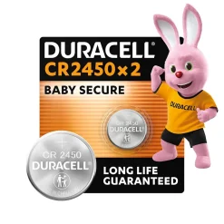 2 piles bouton CR 2450 - - 3V-Duracell Clearance