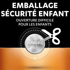 6 piles bouton CR 2032 - - 3V-Duracell