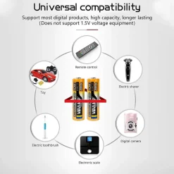 4 piles rechargeables ni-mh aaa1000 mAh^Velamp Best