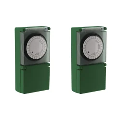 2 programmateurs jardin mécaniques étanches^Otio Discount