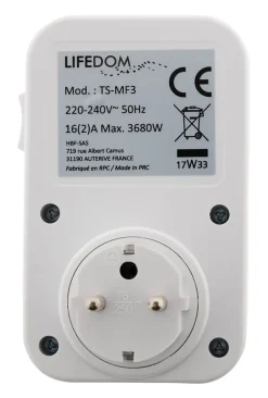 2 programmateurs mécaniques + voyant 3500W-Otio Online