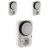 3 programmateurs mécaniques + voyant 3500W-Otio Sale