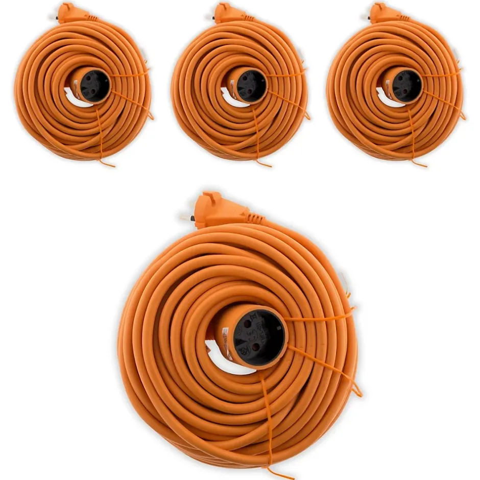 4 prolongateurs sans terre 16A 40m-Zenitech Online