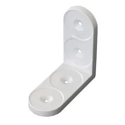 4 équerres d'assemblage Plastique L.20 x H.50 x P.50mm-Diall Discount