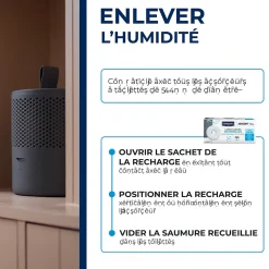4 recharges de 500g universelles pour absorbeur d'humidité^Starwax Best
