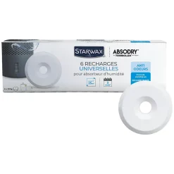 6 recharges de 500g universelles pour absorbeur d'humidité-Starwax Sale