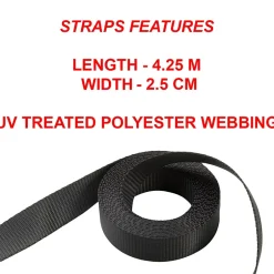 2 sangles à cliquet avec crochets S-Master Lock New