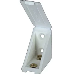 12 tak'ecker plastique blanc 40 x 40 mm^Diall New