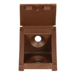 12 tak'ecker plastique brun 25 x 25 mm^Diall Sale